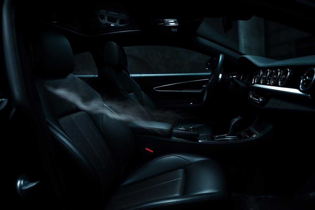 Detailed car interior